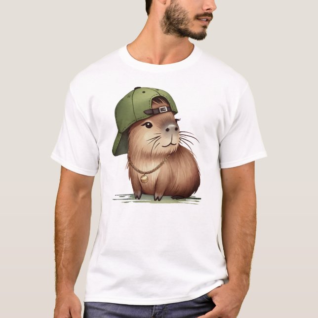 Camiseta Capybara Baby T-Shirt Baby Bodycase (Frente)
