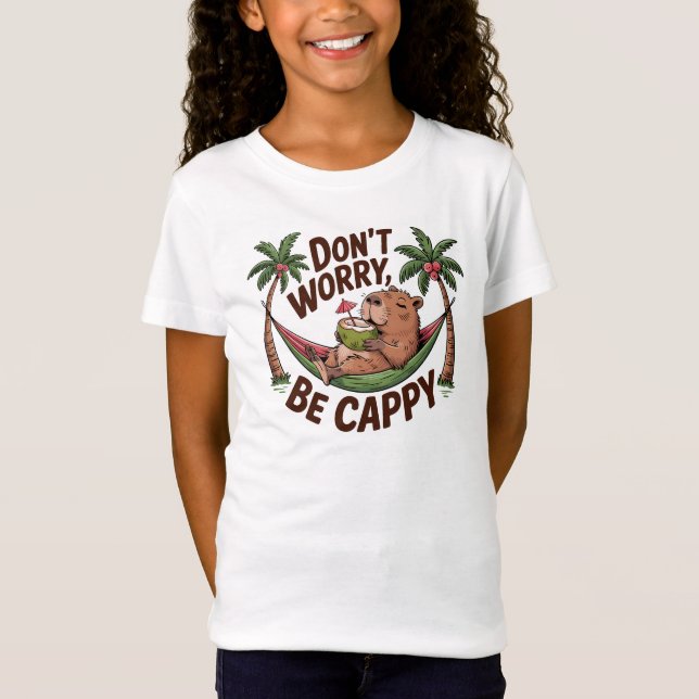 Camiseta Capybara Be Happy (Frente)
