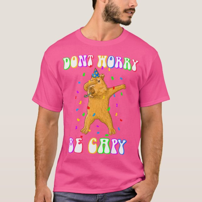 Camiseta Capybara Birthday Be Capy (Frente)