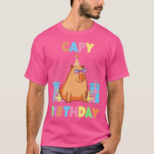 Camiseta Capybara Birthday Rodent Capybara Lover Funny Capy