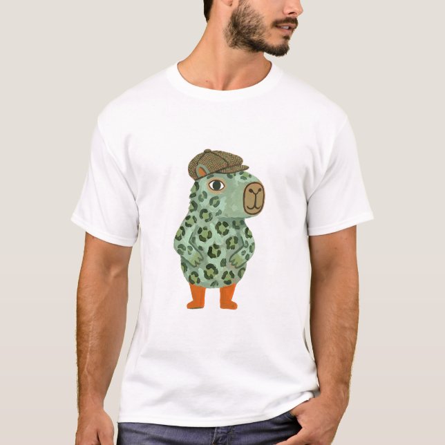 Camiseta Capybara Cap T-Shirt (Frente)