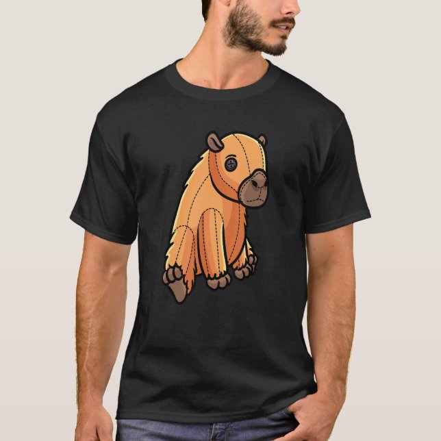 Camiseta Capybara Capibara Rodent Encheu Design (Frente)