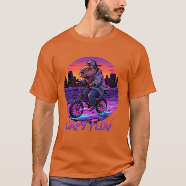 Camiseta Capybara Capy Flow (Frente)