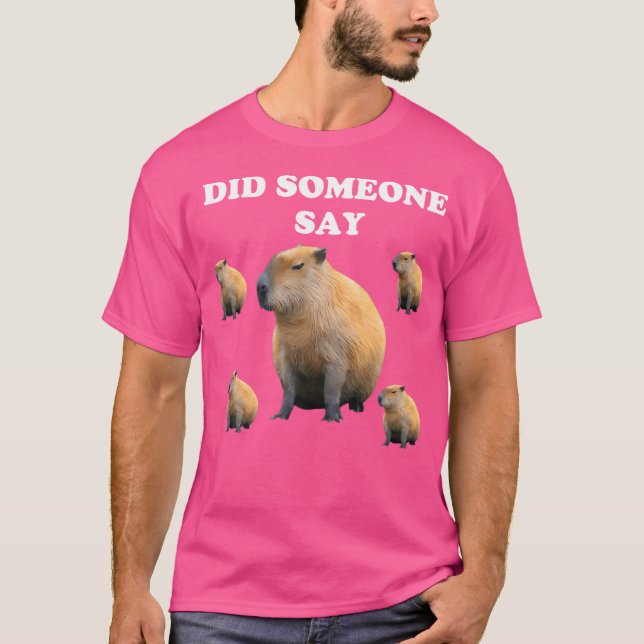 Camiseta Capybara Capybara Capybara Capybara (Frente)
