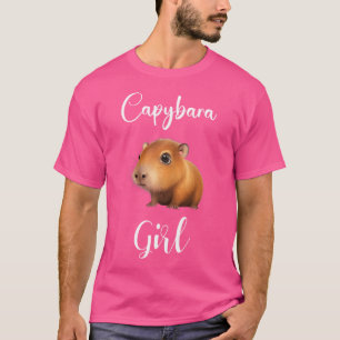 Camiseta Capybara Capybara Girl Engraçada Capy Capybaras