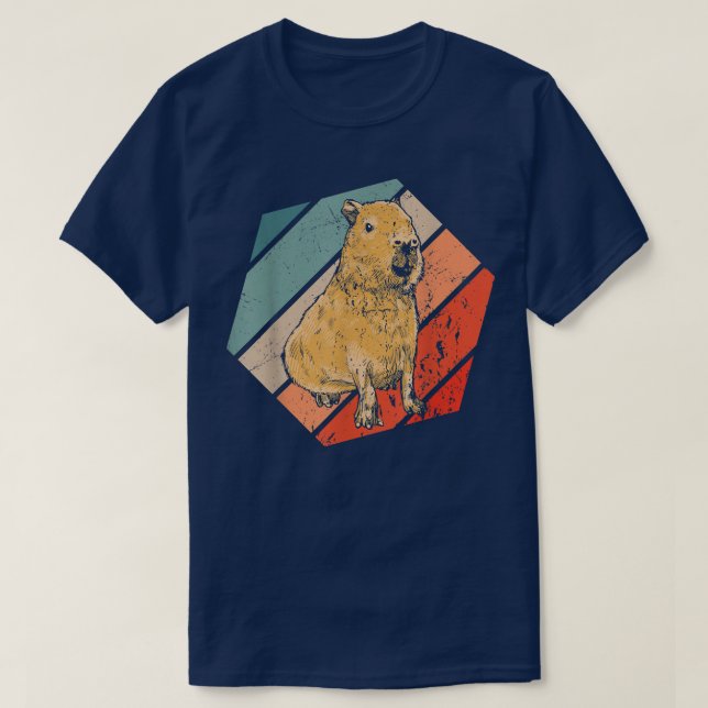 Camiseta Capybara Capybara Guiné Pig Capybara (Frente do Design)