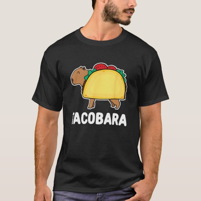 Camiseta capybara capybara in a taco (Frente)