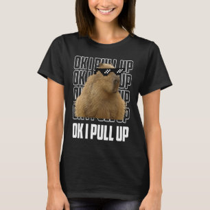 Camiseta Capybara Capybara Ok Eu Puxo Mulheres Homens