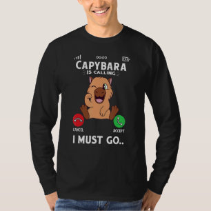 Camiseta Capybara Chama Capibara Rodent Animal Hum