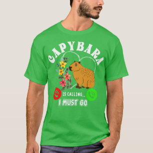 Camiseta Capybara Chama-Se Funny Capibara Lover Rodent An