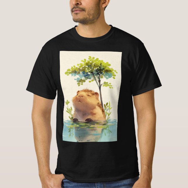 Camiseta Capybara Chill Dip (Frente)