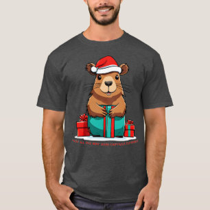 Camiseta Capybara Christmas Jingle All Way with Capybar