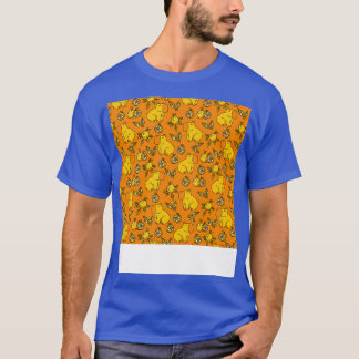 Camiseta Capybara com folhas de laranjas por Tobe Fonseca