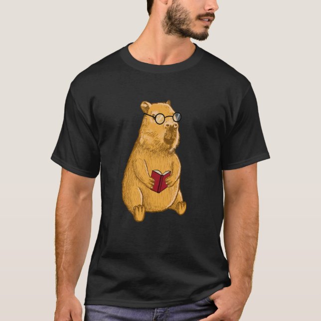 Camiseta Capybara com óculos (Frente)