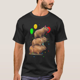 Camiseta Capybara comemorando o Aniversário 1