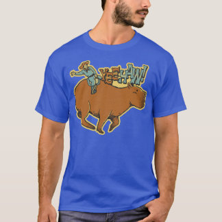 Camiseta Capybara Cowboy Yee Haw por Tobe Fonseca