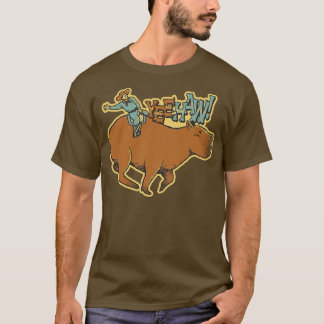 Camiseta Capybara Cowboy Yee Haw por Tobe Fonseca