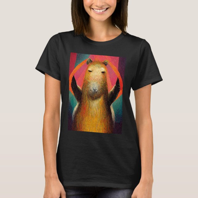 Camiseta Capybara Dancing Capibara Dance Dancer (Frente)