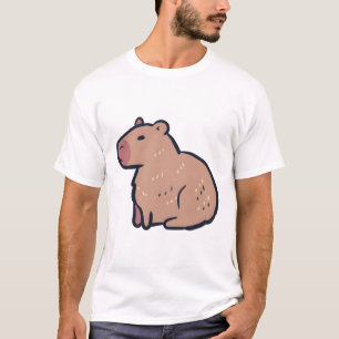 Camiseta Capybara Delight � Cute Animal Art