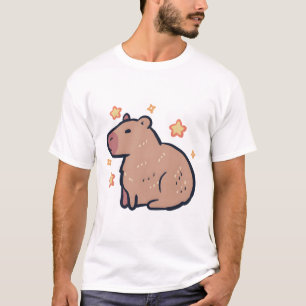 Camiseta Capybara Delight � Cute Animal Art