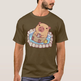 Camiseta Capybara E Ducky, Cuja Primavera Quente