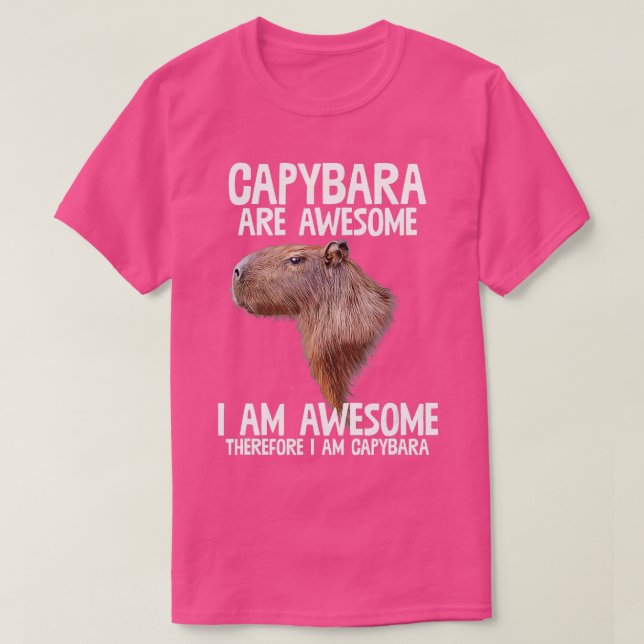 Camiseta Capybara É Incrível Por Isso Sou Capibara Funny H (Frente do Design)
