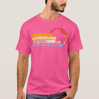 Camiseta Capybara É O Meu Espírito Animal Sunset Capybara