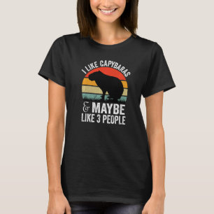 Camiseta Capybara Engraçada Oferece-Me Capybaras E Talvez 3