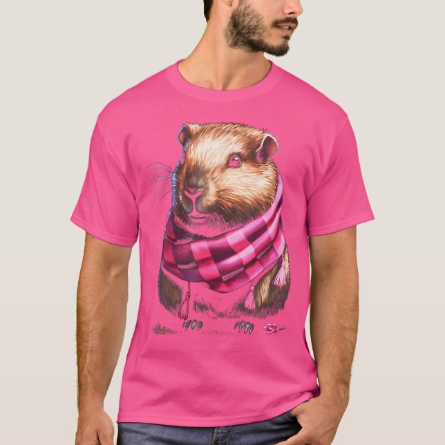 Camiseta Capybara Funny Capybara Rodent Grass-Eater Capybar (Frente)