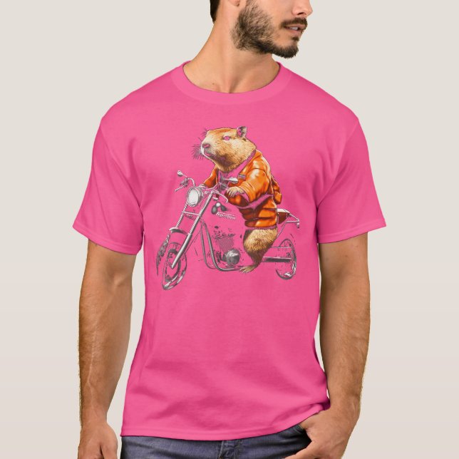Camiseta Capybara Funny Capybara Rodent Grass-Eater Capybar (Frente)