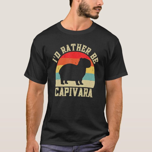 Camiseta Capybara Giant Rodent Para Capivara 4 (Frente)