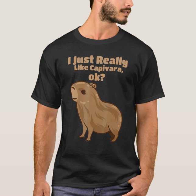 Camiseta Capybara Giant Rodent Para Capivara 6 (Frente)