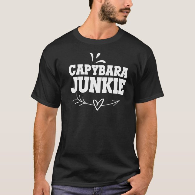 Camiseta Capybara Giant Rodent Para Capybara junkie (Frente)