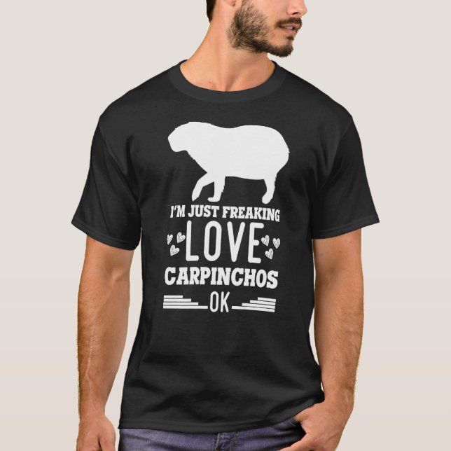Camiseta Capybara Giant Rodent Para Carpinchos 22 (Frente)