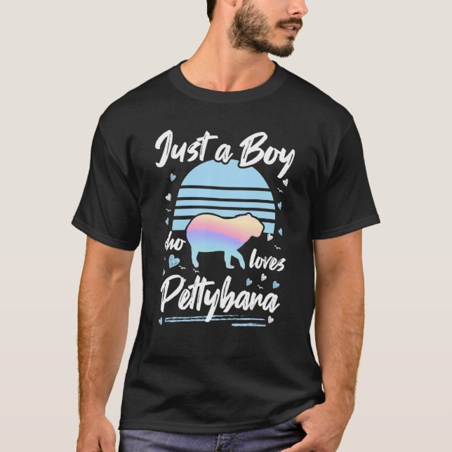 Camiseta Capybara Giant Rodent Para Pettybara 1 (Frente)