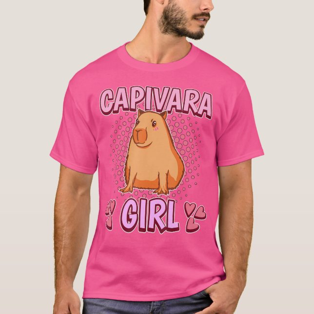 Camiseta Capybara Girl (Frente)