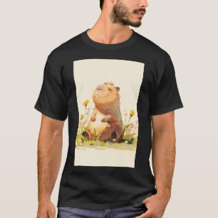 Camiseta Capybara Gozando a Vida