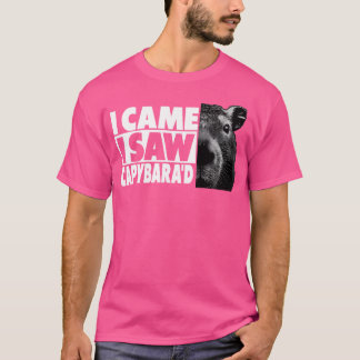 Camiseta Capybara I Veio Eu Vi Capybara D