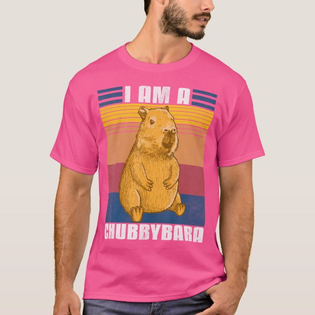 Camiseta Capybara Iam A Chubbybara (Frente)