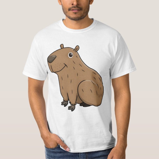 Camiseta " Capybara Illustrações & Clip Art " (Frente)