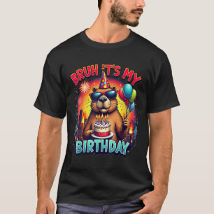 Camiseta Capybara Kaiju Festa de aniversário do Japão Monst