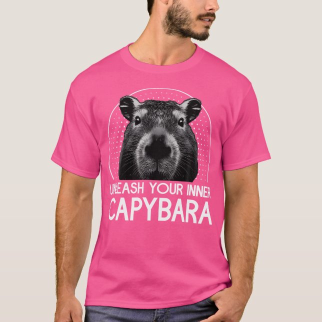 Camiseta Capybara Libere Seu Interior Capybara (Frente)