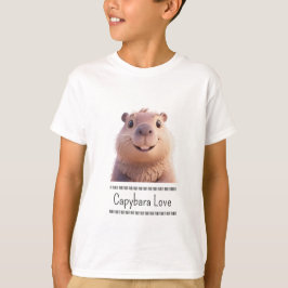 Camiseta Capybara Love