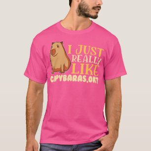 Camiseta Capybara Lover Cute Capybaras Rodent Animal Capyba