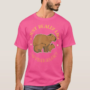 Camiseta Capybara Lover Cute Capybaras Rodent Animal Capyba
