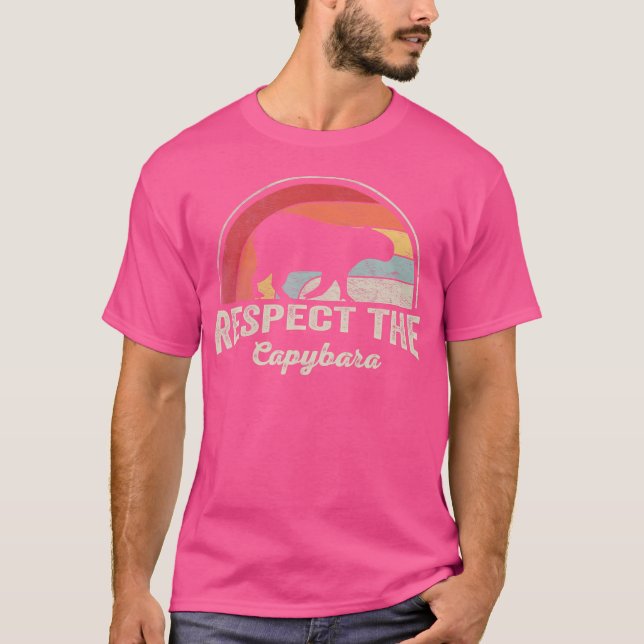 Camiseta Capybara Lover Respeita A Capybara (Frente)
