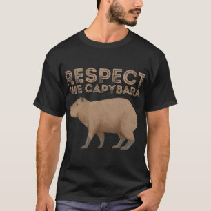 Camiseta Capybara Lover Respeita A Capybara Funny Capybara