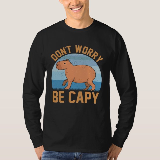 Camiseta Capybara meme  Be Capy (Frente)