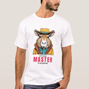 Camiseta Capybara - Mestre da Relaxação