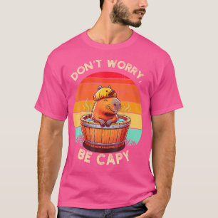 Camiseta Capybara Não Se Preocupe Com Capy Capybara Lover